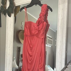 BCBGMaxAzria Vibrant Coral Dress